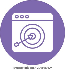 Vector Design Goal Icon Style