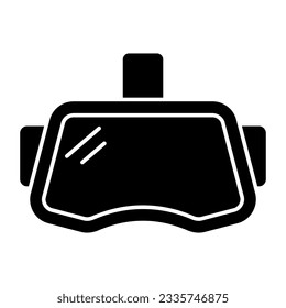 Diseño vectorial de gafas, accesorio de gafas 