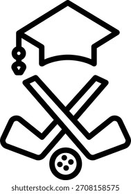 Vectordesign Golf Academy Icon Style
