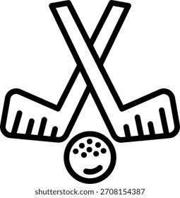 Vector Design Golf Icon Style