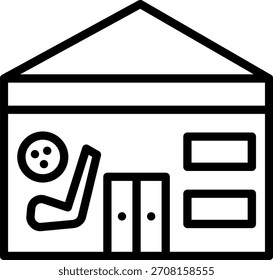 Vector Design Golf Shop Icon Style