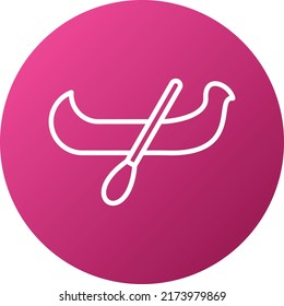 Diseño del vector Estilo del icono Gondola