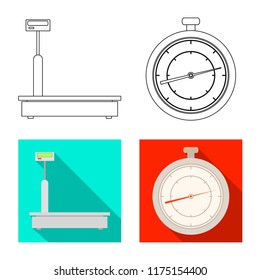 Vector design of goods and cargo icon. Set of goods and warehouse stock vector illustration.