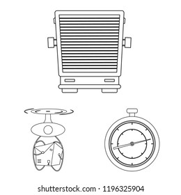Vector design of goods and cargo icon. Collection of goods and warehouse stock symbol for web.