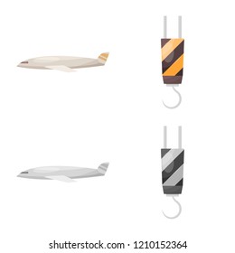 Vector design of goods and cargo icon. Collection of goods and warehouse vector icon for stock.