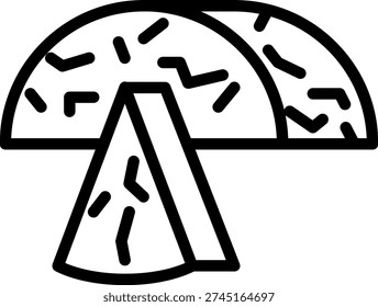 Vector Design Gorgonzola Icon Style