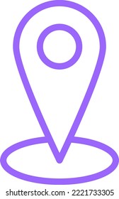 Estilo de icono Gps de diseño de vectores