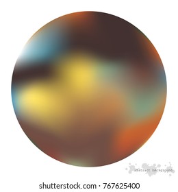 Vector design gradient mesh colorful circles with line elements template. Frame of circle use to website or business. Big circles background for mobile smart phone.