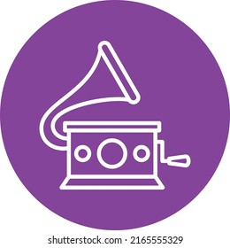 Vectordesign Gramophon Icon Style