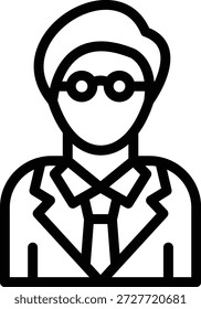 Estilo de ícone do avô do projeto do vetor