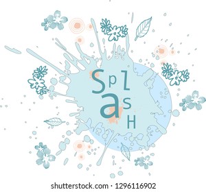 vector design, graphic design, tshirt design, splash 