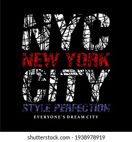 vector design graphic typography retro illustration print, NYC, T SHIRT DESIGN, APPAREL.