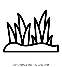 Estilo de ícone de grama de design de vetor