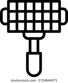 Symbolstil für Gitterrost-Vektordesign