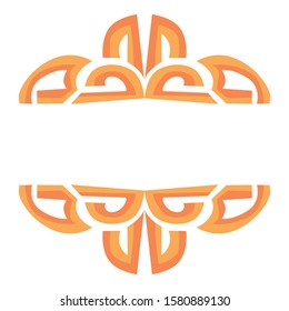 Vector Design of Green Ancient Ornaments