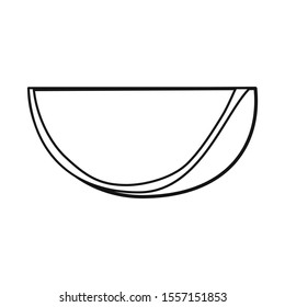 Vector design of green and lemon symbol. Graphic of green and lime Stock symbol for web.
