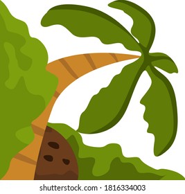 Vector Design of a Green Tree Ornament with a Nature Theme