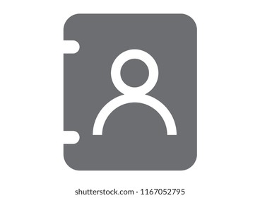 vector design of grey flat icon