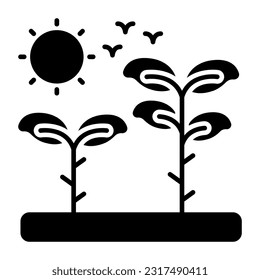 Vektordesign der Pflanze