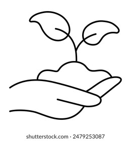 Vector design of growing plant

