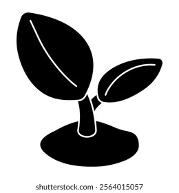 Vector design of growing plant