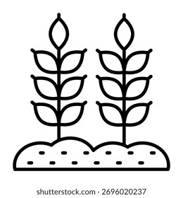  Diseño de Vector de planta en crecimiento, icono de brote 
