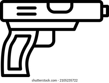 Vector Design Gun Icon Style