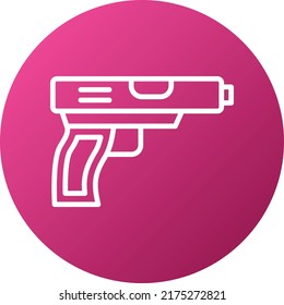 Vector Design Gun Icon Style