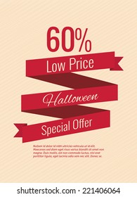 Vector Design for Halloween Festival.