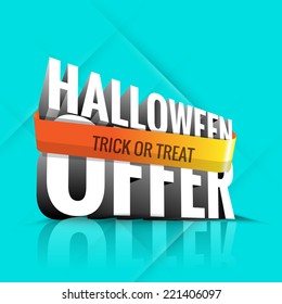 Vector Design for Halloween Festival.