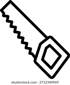 Vector Design Hand Saw Icon Style