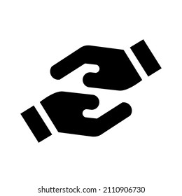 vector design, hand shape symbol