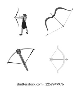 Vector design of hand and tribal symbol. Collection of hand and nature stock symbol for web.