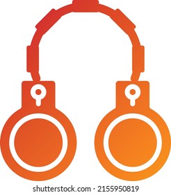 Vector Design Handcuffs Icon Style