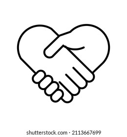 vector design, handshake illustration symbol
