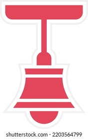 Vector Design Hang Lamp Icon Style