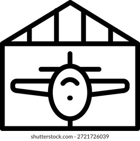 Diseño de Vector Hangar Icon Style
