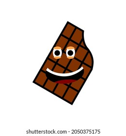 vector design happy character chocolate mascot