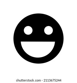 vector design, happy expression icon or symbol