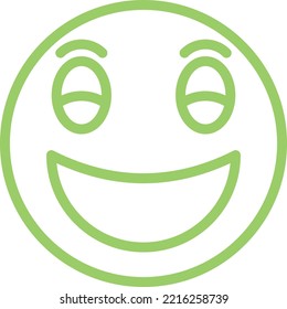 Vector Design Happy Icon Style