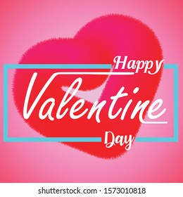 Vector design of happy valentine day