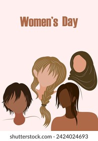 Vector design of Happy Women's Day background