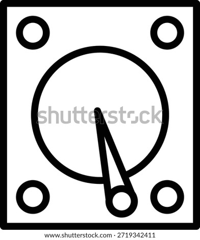 Vector Design Hard Disk Icon Style