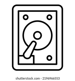 Vector Design Hard Drive Icon Style