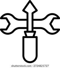Vectordesign-Festplattenschrauben-Symbolstil