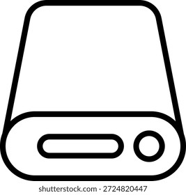 Vector Design HardDrive Icon Style