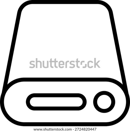 Vector Design HardDrive Icon Style