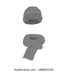 Vector design of hat  and blue icon. Set of hat  and orange  stock symbol for web.