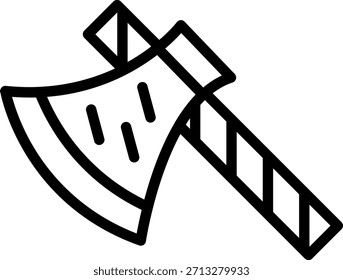 Estilo de ícone de Hatchet de design de vetor