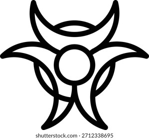 Vector Design Hazardous Icon Style
